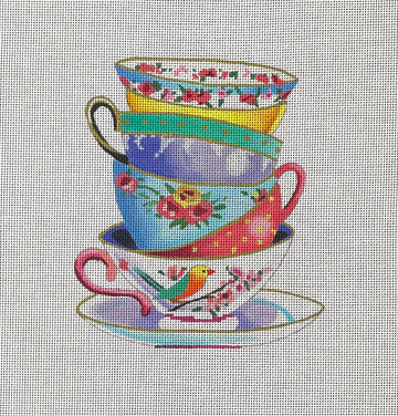Stacked Teacups  MC458