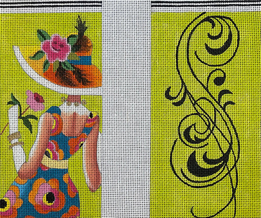 Woman with Rose  EY203