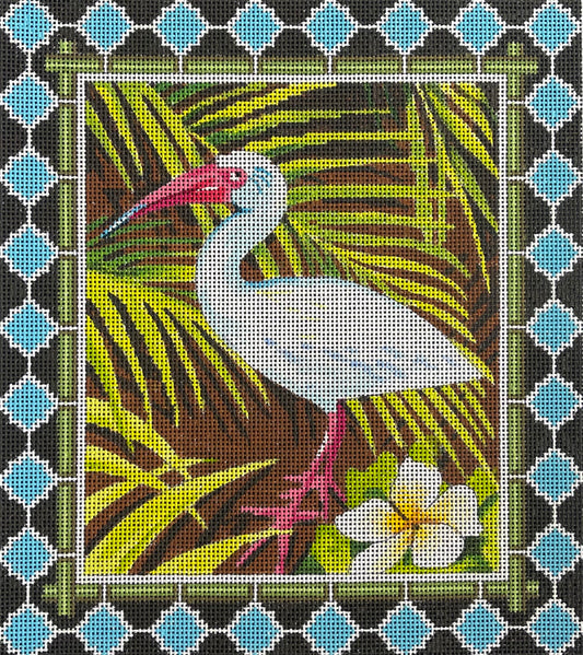 Island Bird with Border  AN432