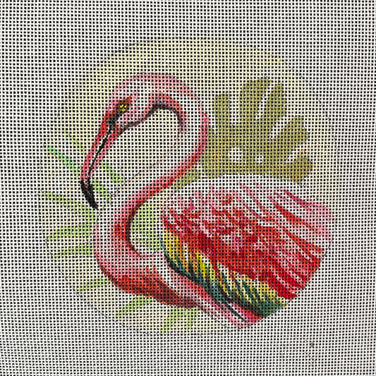 Flamingo with Palm   IN814