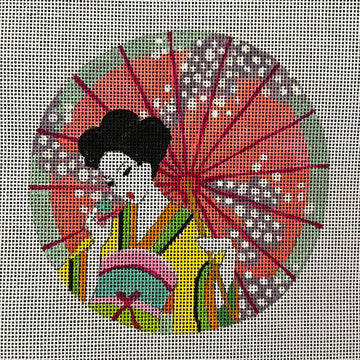 Geisha with Umbrella  IN805
