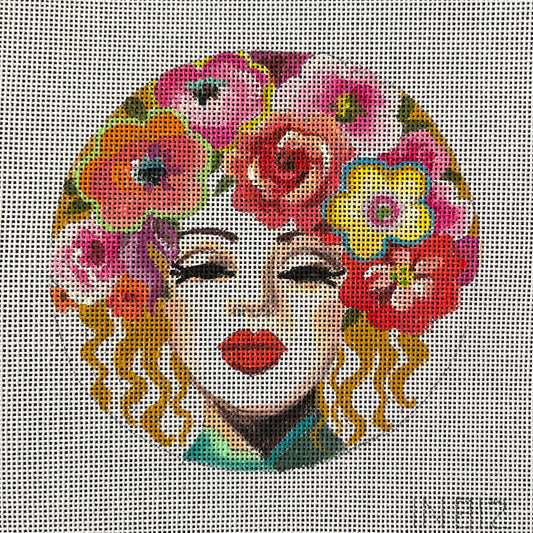 Lady with Floral Headdress   IN812