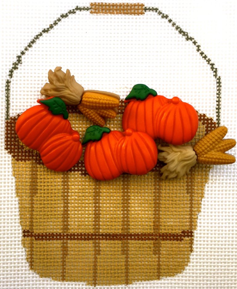Basket Harvest Pumpkin & Corn HB-279