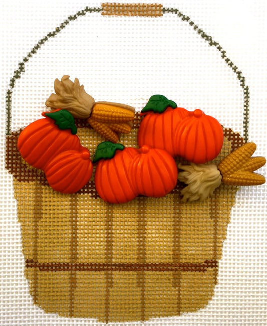 Basket Harvest Pumpkin & Corn HB-279