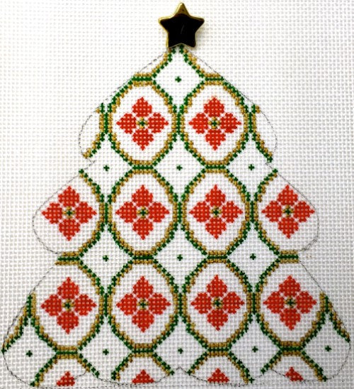 Christmas Tree - Poinsettias Tree  HB-141