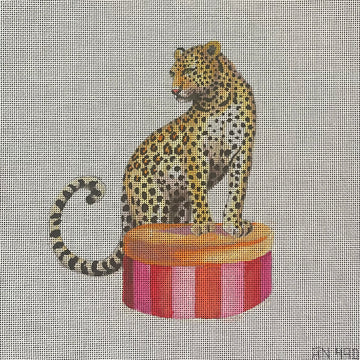 Leopard On Cushion  AN490