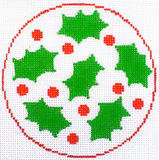 Holly Leaf Coaster/Ornament HB-500