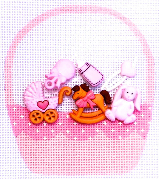 Baby Girl Basket HB-251