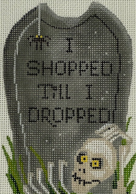 Tombstone I Shopped Till I Dropped LL501