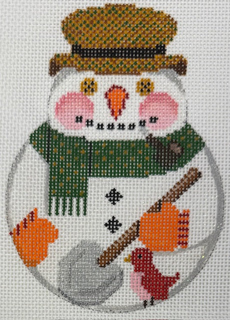 Red Bird Snowman 502B