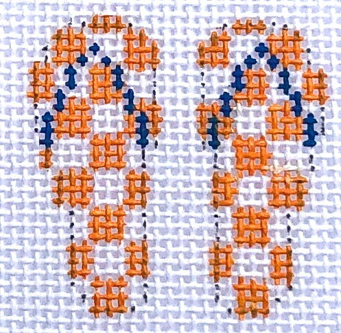 Mini - Orange Flip Flops HB-26