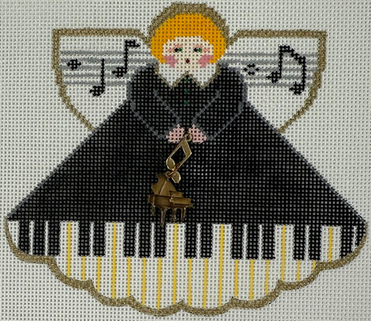 Angel with Charms: Piano Lessons (Black)