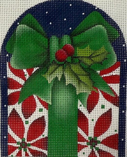 Poinsettia Gift Box Dome 1724A