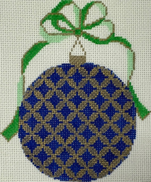 Blue/Gold Ornament