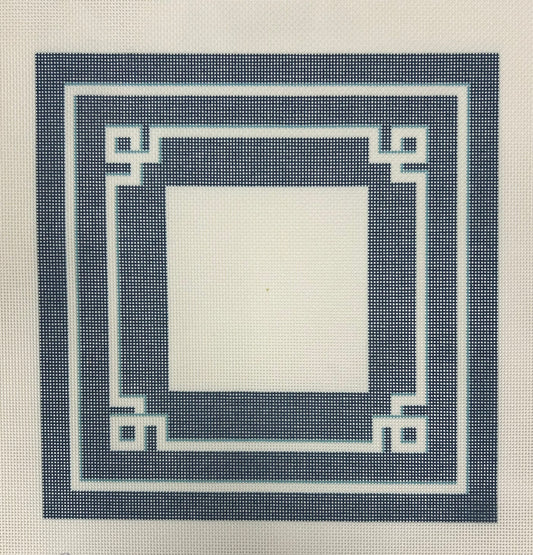 Blue Greek Key Frame NTG024