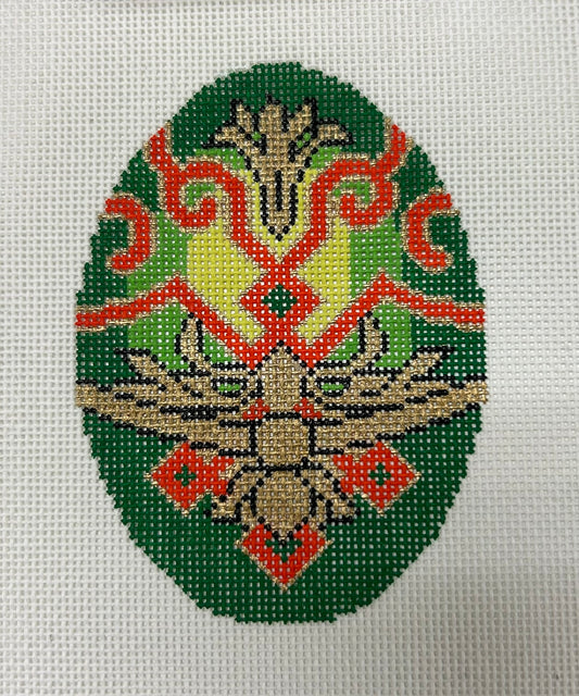 Jeweled Egg, Green XM481