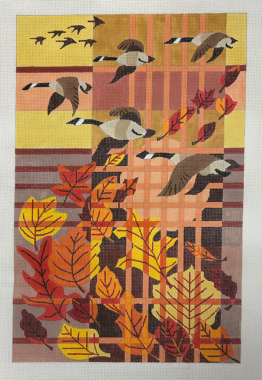 Geese in Autumn GL24