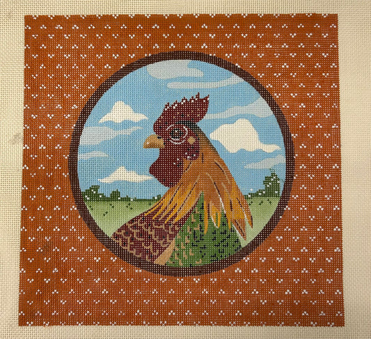 Rooster in Circle C347