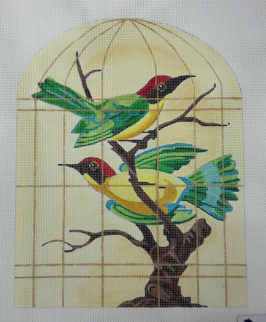 Song Birds in Golden Cage