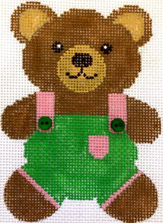 Teddy Bear Smiles - Green  HB-172