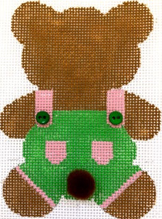 Teddy Bear Tails - Green  HB-173