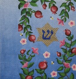 Pomegranate Mezuzah  JUD07