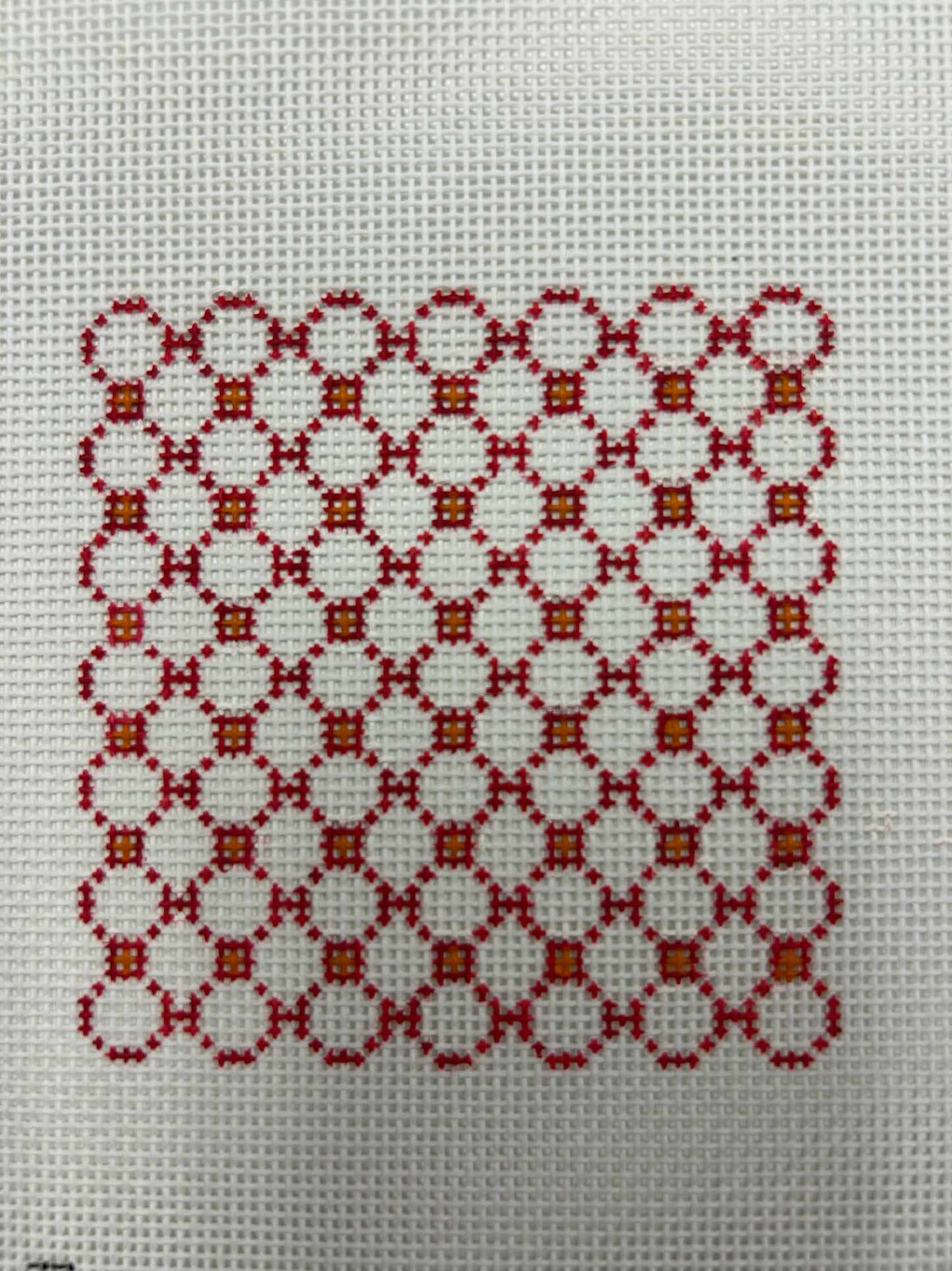 Pink/Orange Trellis I-07