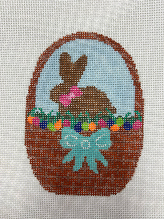 Chcolate Bunny in Basket SV-E001