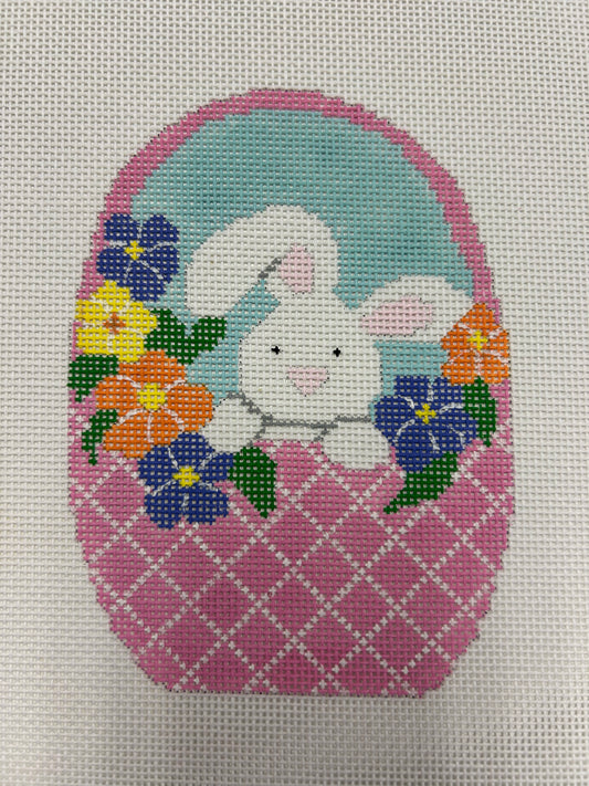 Bunny in Pink Basket SV-E003