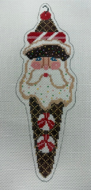 Ice Cream Cone Santa C670