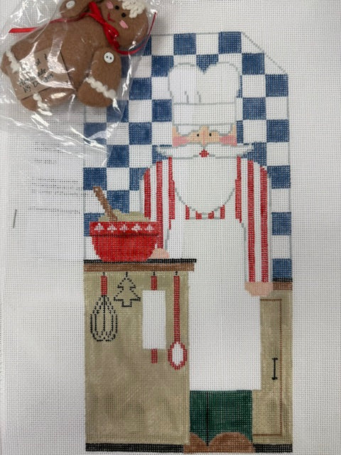 Baking Santa with Doll  CX134