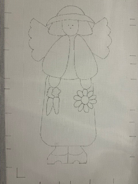 Mary, Mary Not Contrary! NHD01 (Line Drawn Canvas)