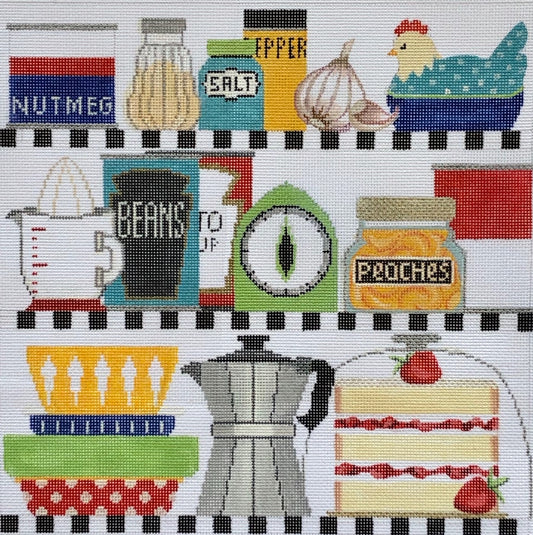 Retro Kitchen Shelves AL-049