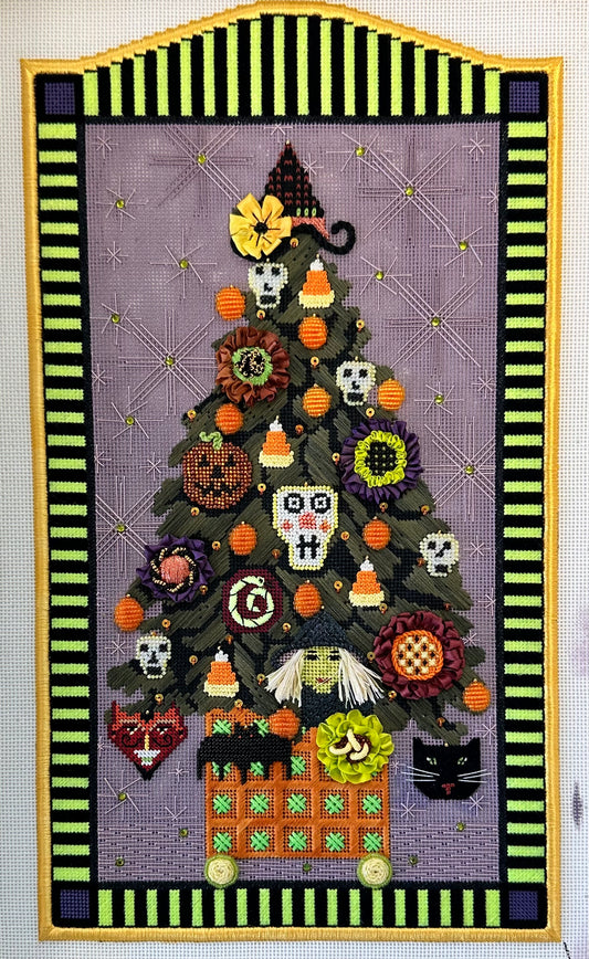 Halloween Topiary Complete Kit (Stitch Guide by Susan Portra)