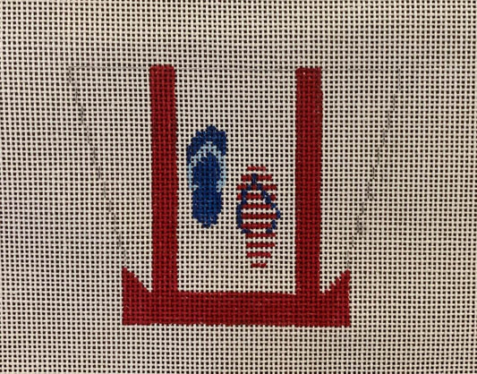 Patriotic Flip Flops T-10