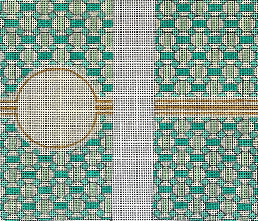 Turquoise Monogram Case  EY255