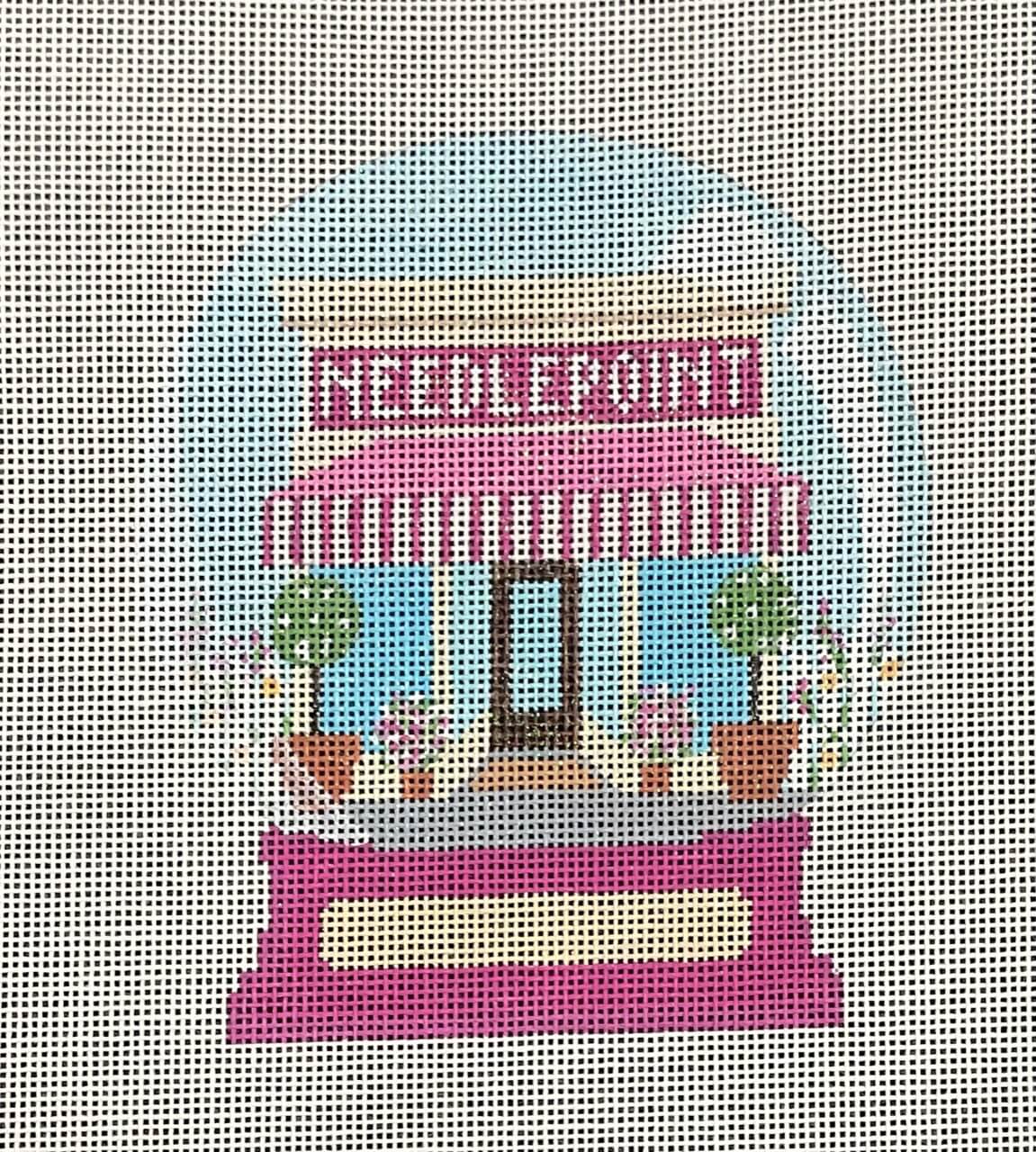 Needlepoint Store Snowglobe AL-063