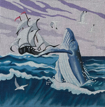 Whale And Ship   MC493
