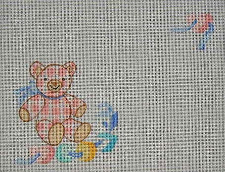Plaid Teddy (pink) Announcement J-11