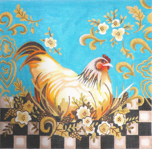 Checkerboard Hen  JG-100