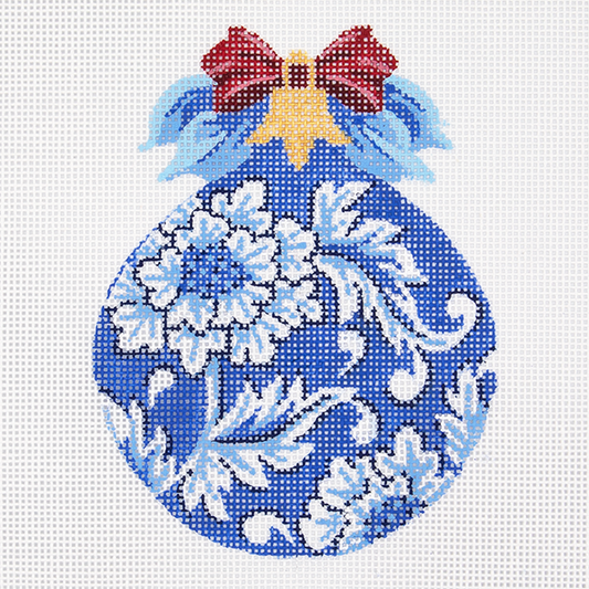 China Blue Floral Ball  KC-KAH45-18