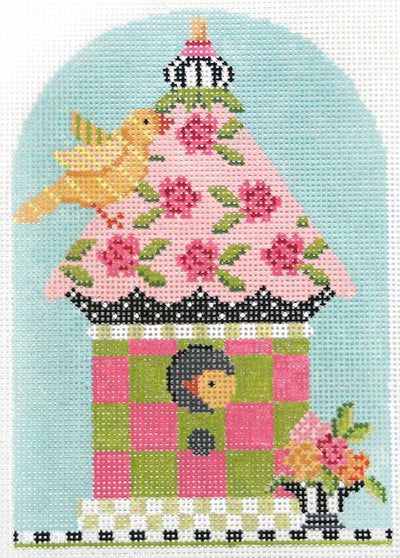 Spring Posies Birdhouse  KC-KBH01-18