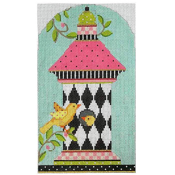Happy Harlequin Birdhouse  KC-KBH07-18