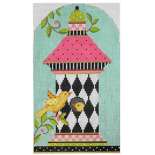 Happy Harlequin Birdhouse  KC-KBH07-18