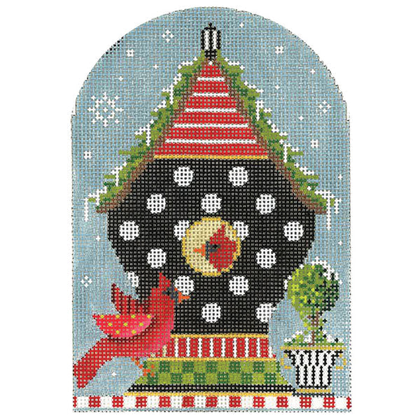 Black Polka-Dot Cardinal House  KC-KBH13-18