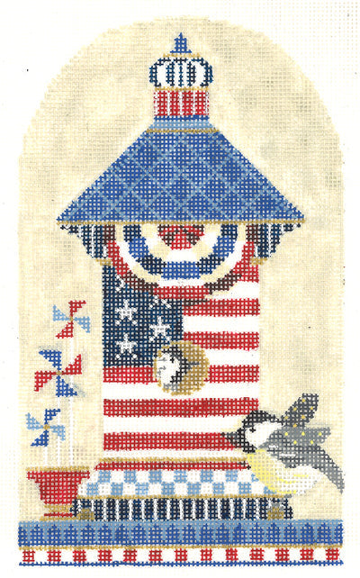 Chickadee Patriotic House  KC-KBH25-18