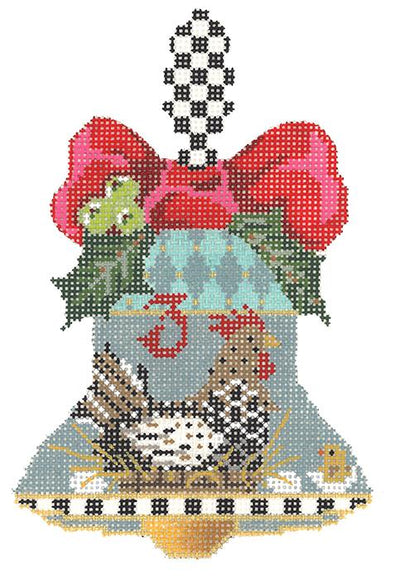 French Hens Bell KC-KBL03-18