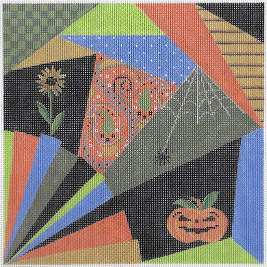 Halloween Crazy Quilt  KC-KCA013