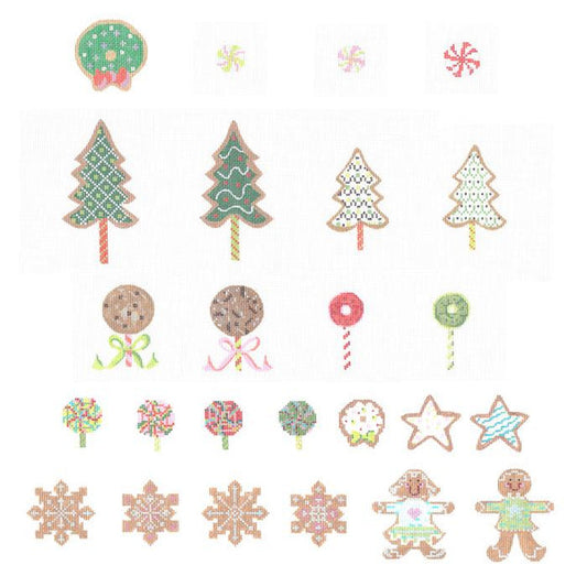 Set of All 25 Advent Ornaments KC-KCA8001SET
