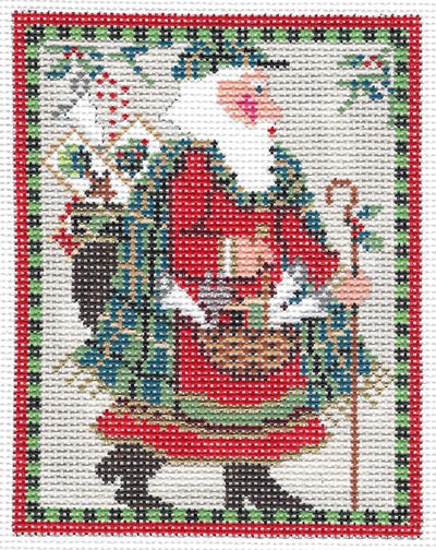 Old World Stitching Mini Santa  KC-KCN1319
